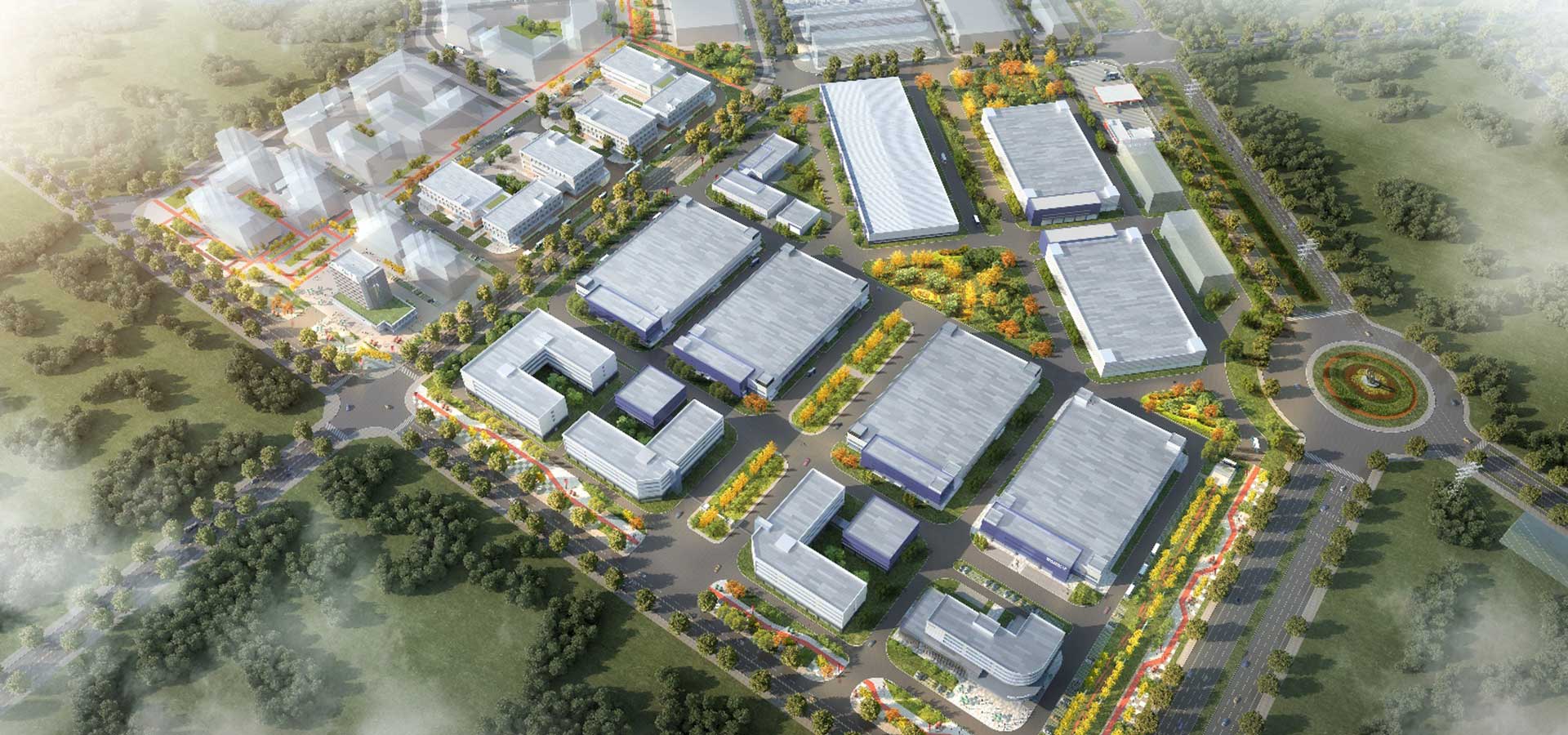 靖安大健康产业园标准厂房地块方案设计（江西宜春）