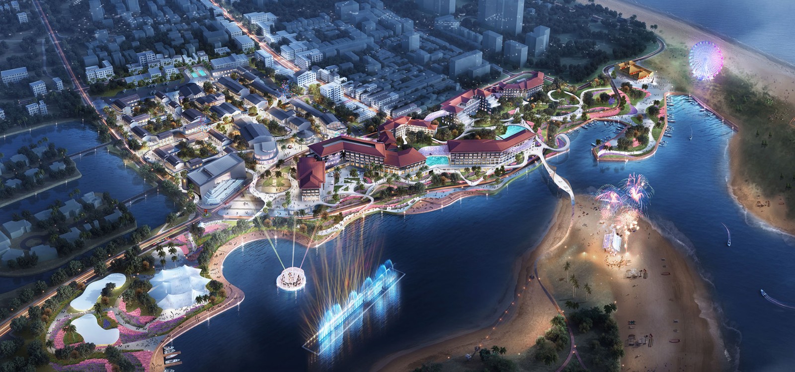 博鳌三江口滨水片区总体策划、概念规划项目