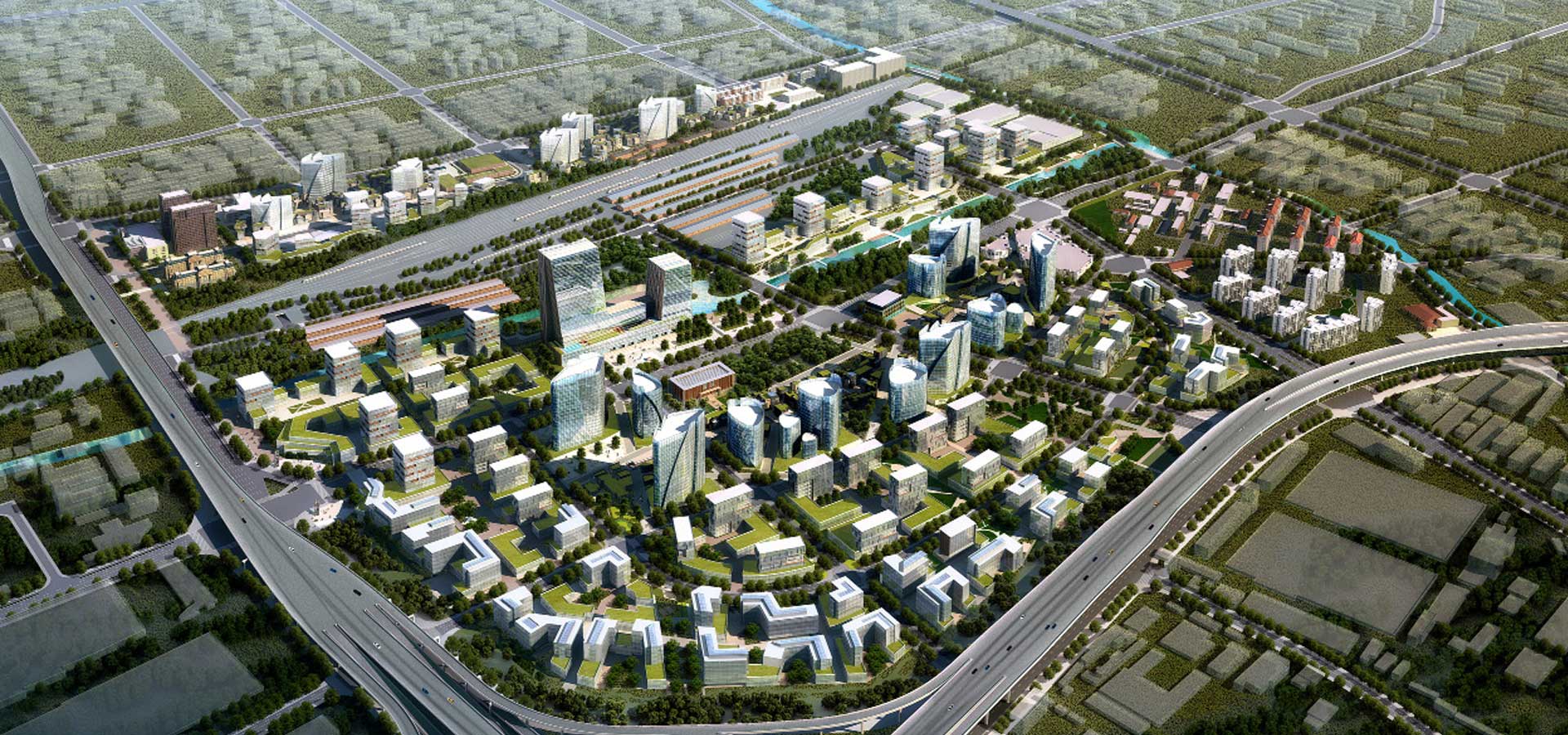 上海市闸北北上海物流商务区（国际竞标第一名）