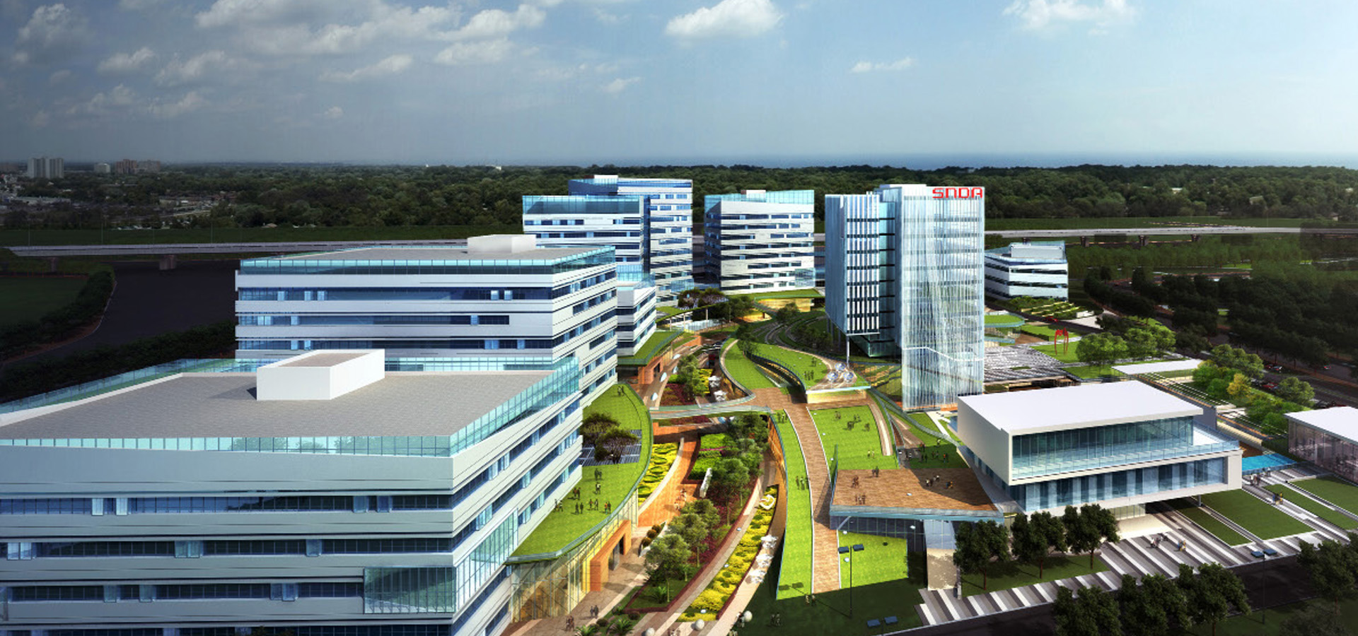 上海 • 盛大集团彩虹城项目规划及建筑设计