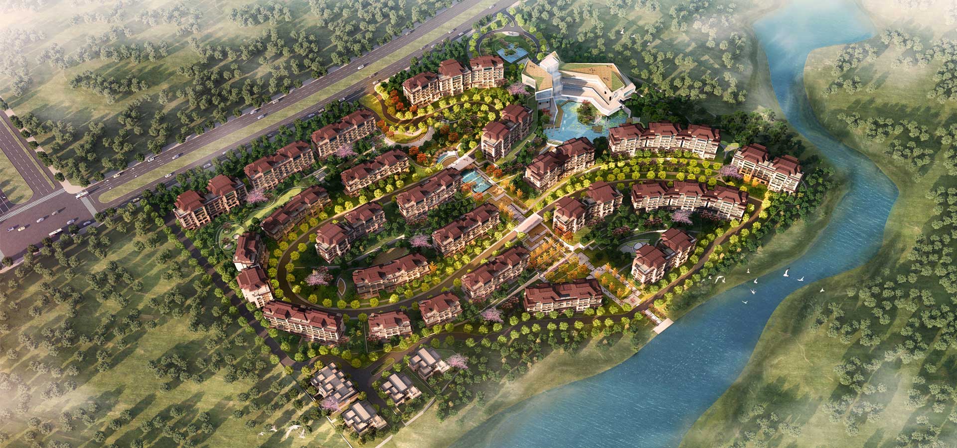 吉林卡伦镇项目修建性详细规划、建筑方案及景观设计