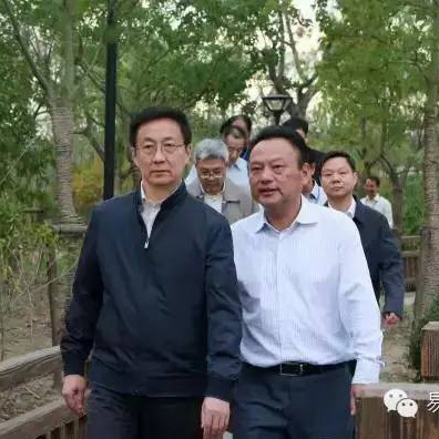 韩正书记考察长兴岛郊野公园--ECS易城作品受关注 • 易城出品