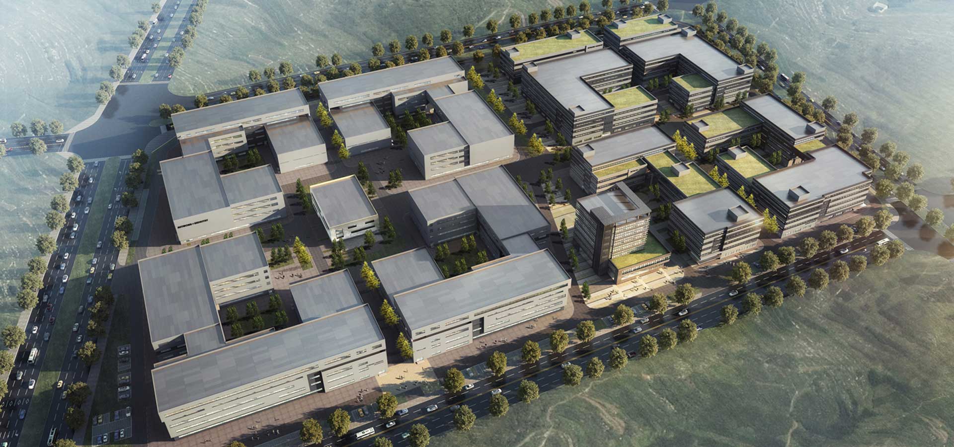 南昌综合保税区国微产业基地建筑设计