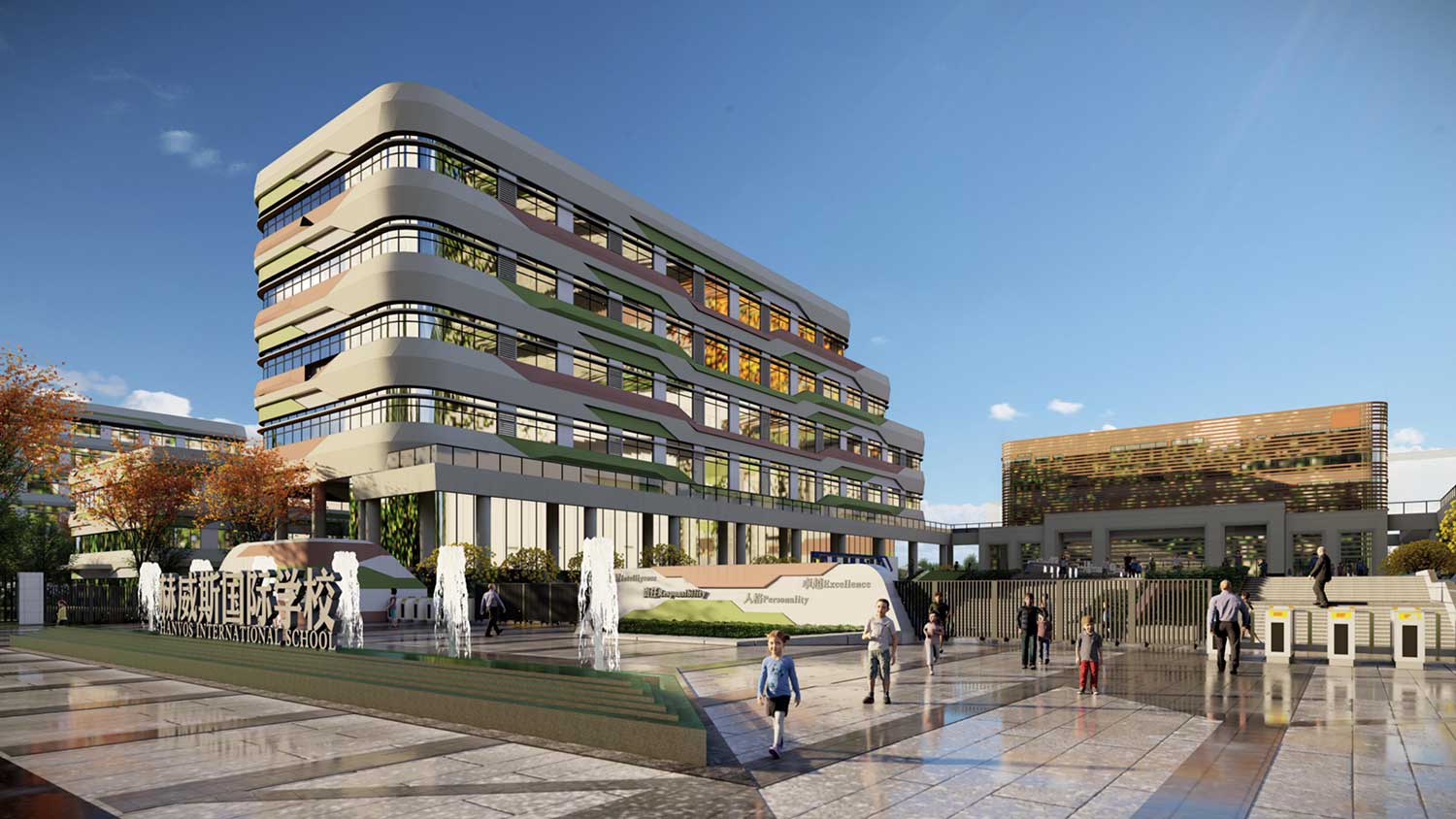 赣江新区赫威斯国际学校景观设计(景观设计)-易城股份
