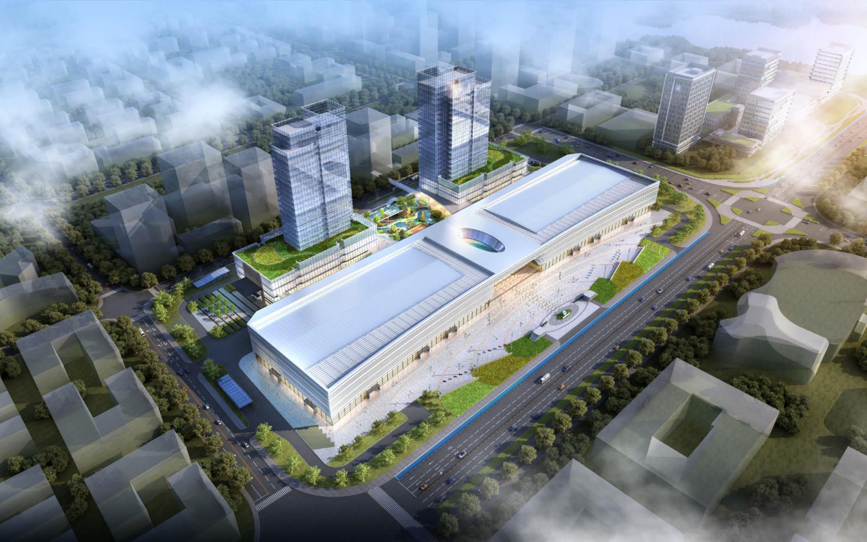 中医药科创城建设提升(一期)工程设计——会展中心景观设计